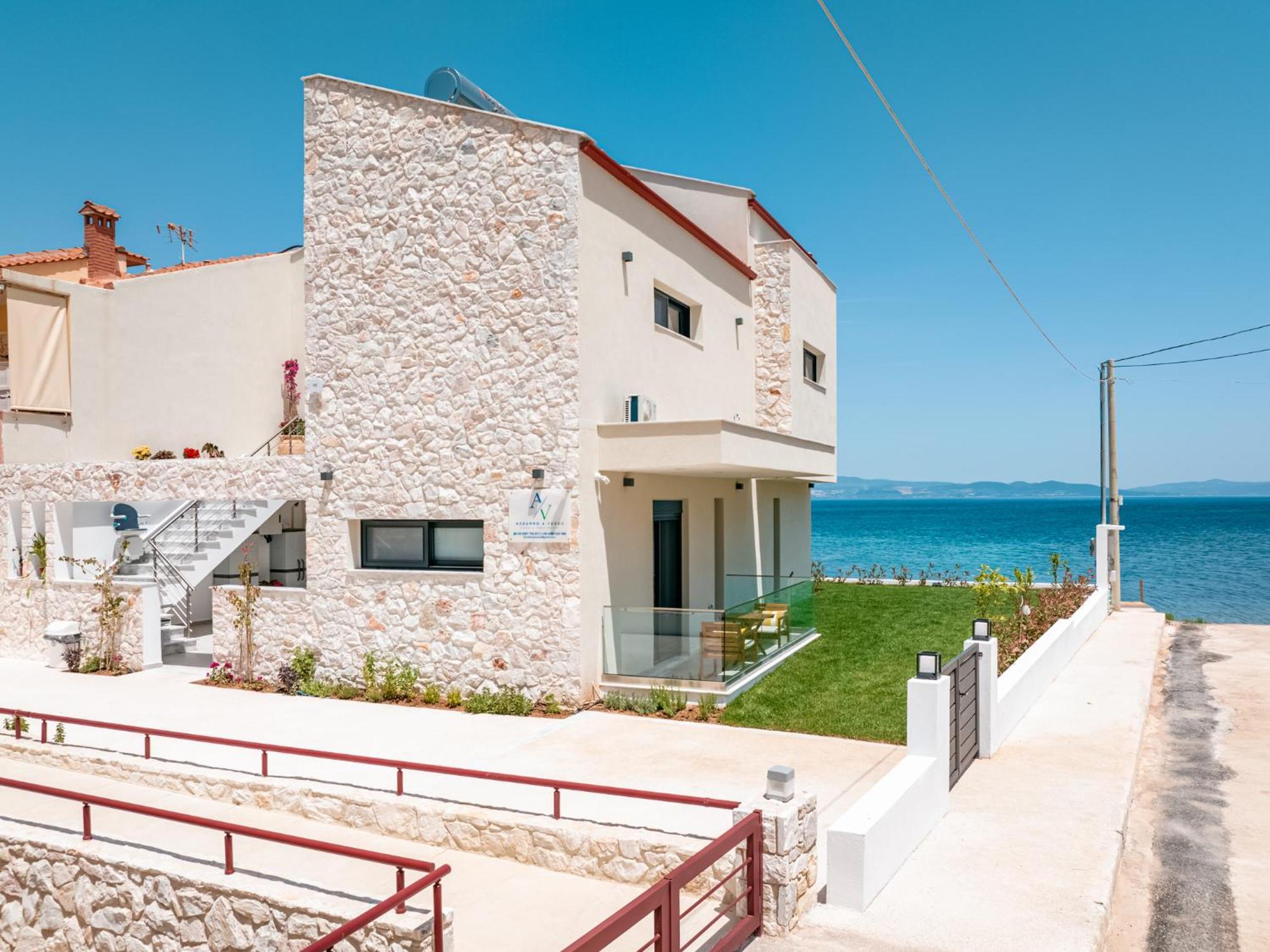 Azzurro E Verde By Rentalspro - Nea Potidaia Halkidiki Nea Poteidaia Exteriér fotografie